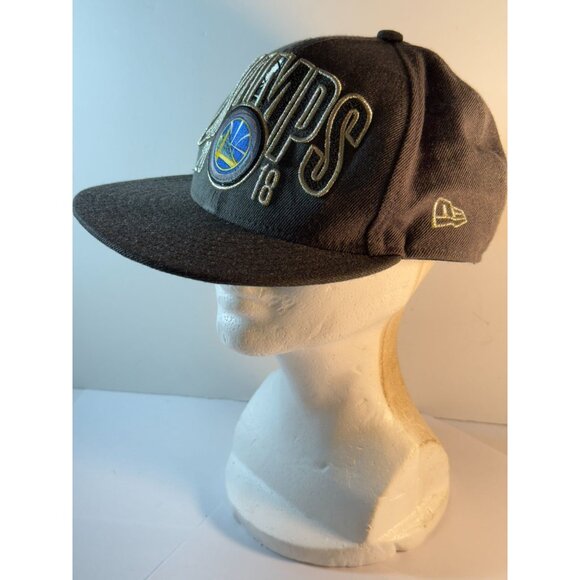 Golden State Warriors Champs 2018 Cap Hat New Era 9FIFTY READ - Picture 3 of 6